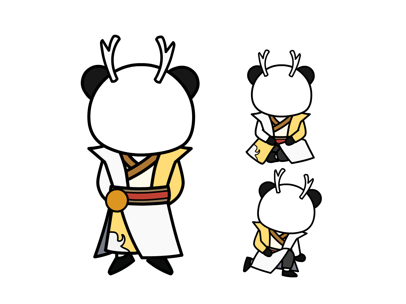 人物图-玄幻修仙-多动作-男5