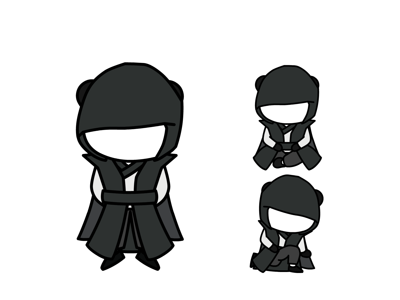 人物图-玄幻修仙-多动作-男2