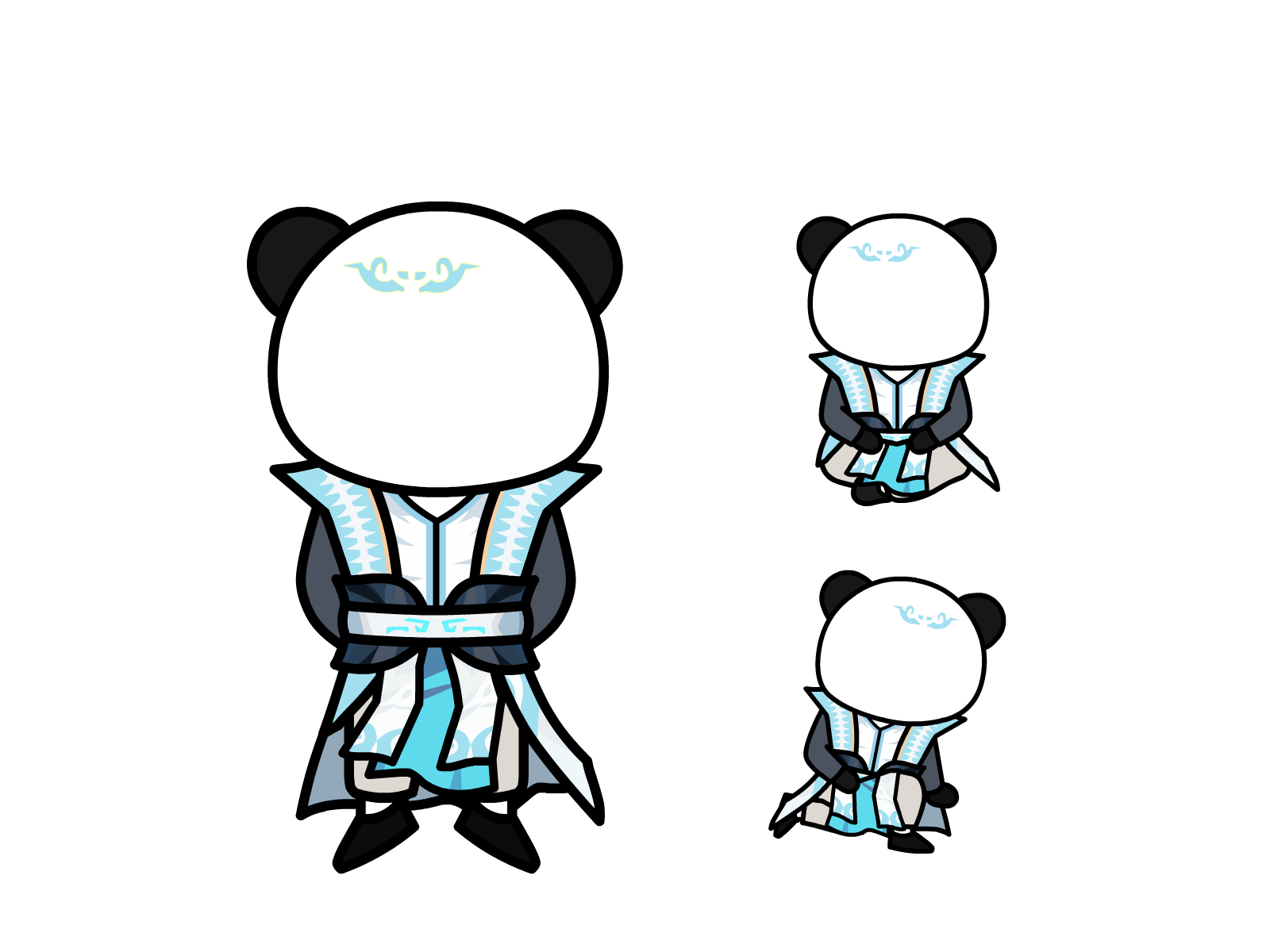 人物图-玄幻修仙-多动作-男5