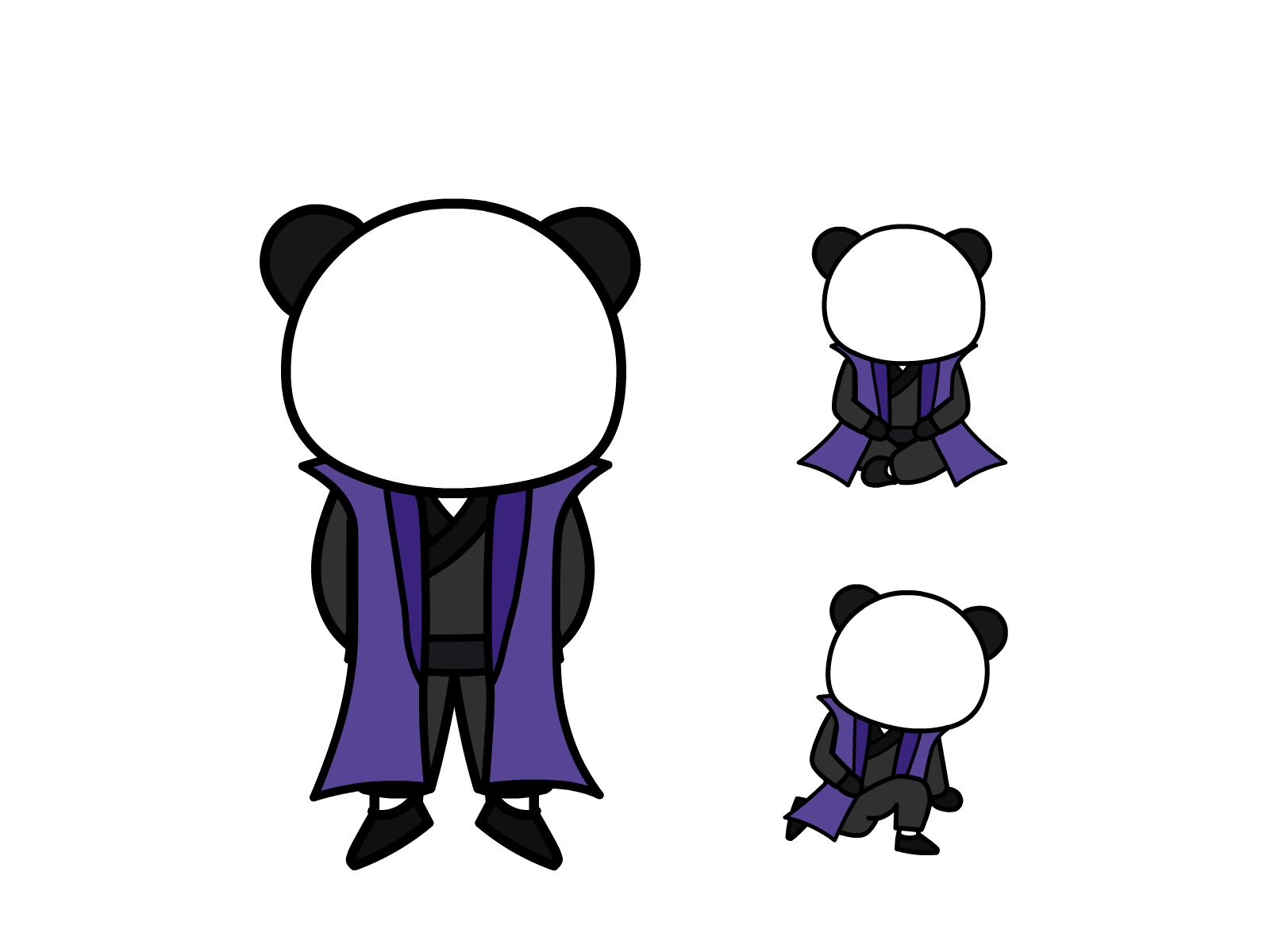 人物图-玄幻修仙-多动作-男7