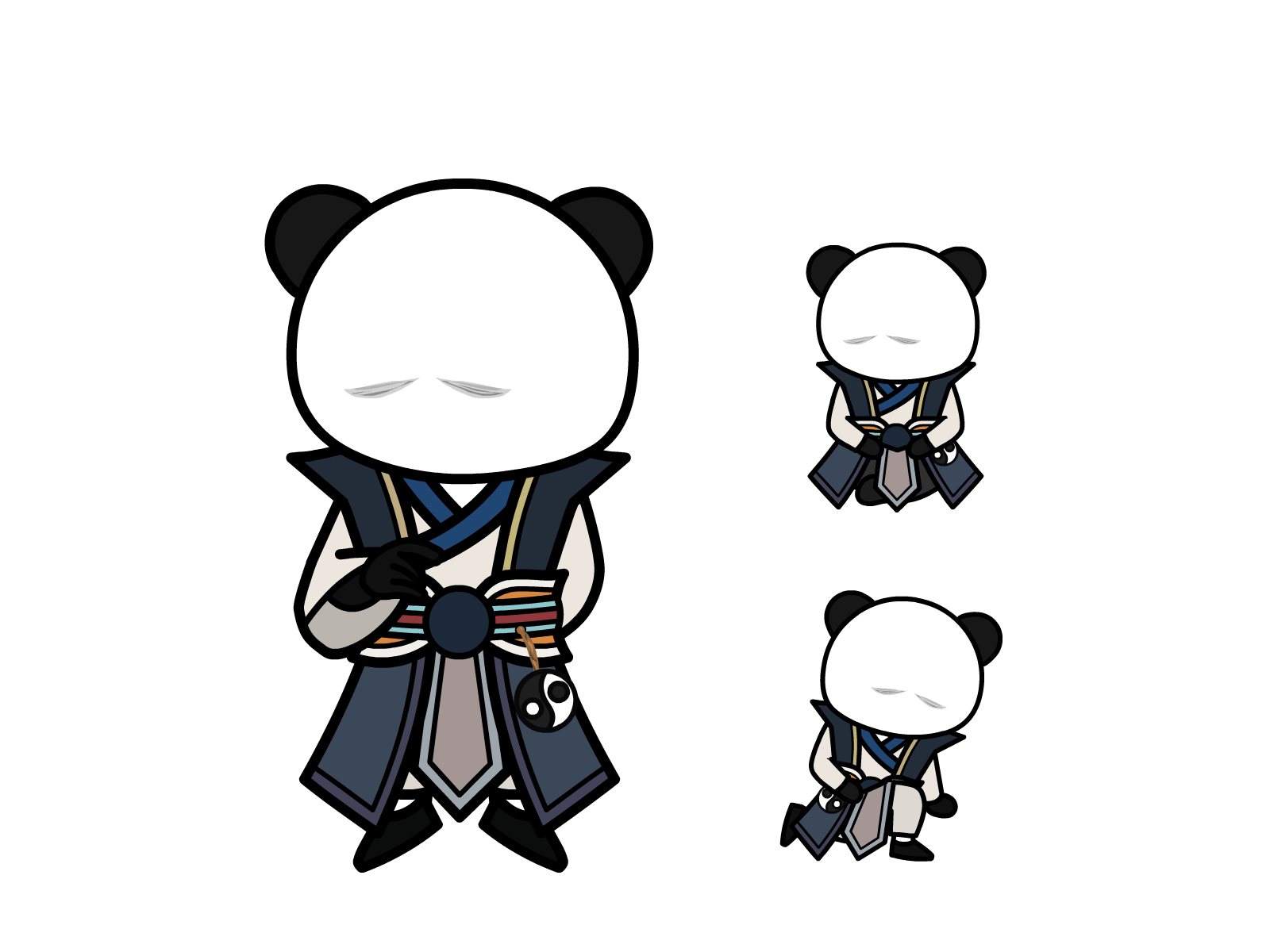 人物图-玄幻修仙-多动作-男1