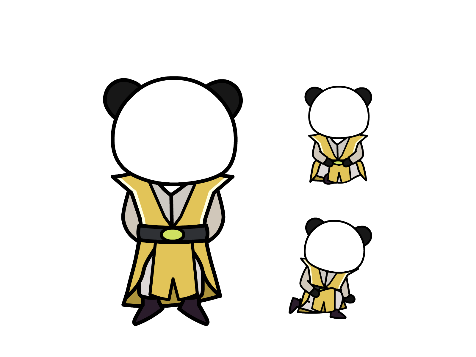 人物图-玄幻修仙-多动作-男1