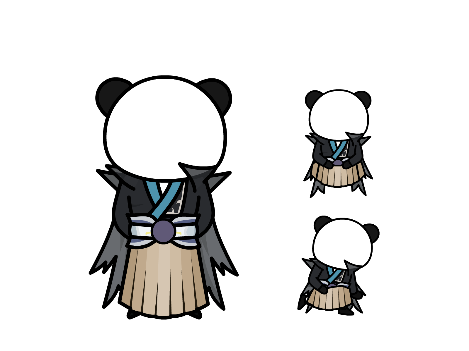 人物图-玄幻修仙-多动作-男1