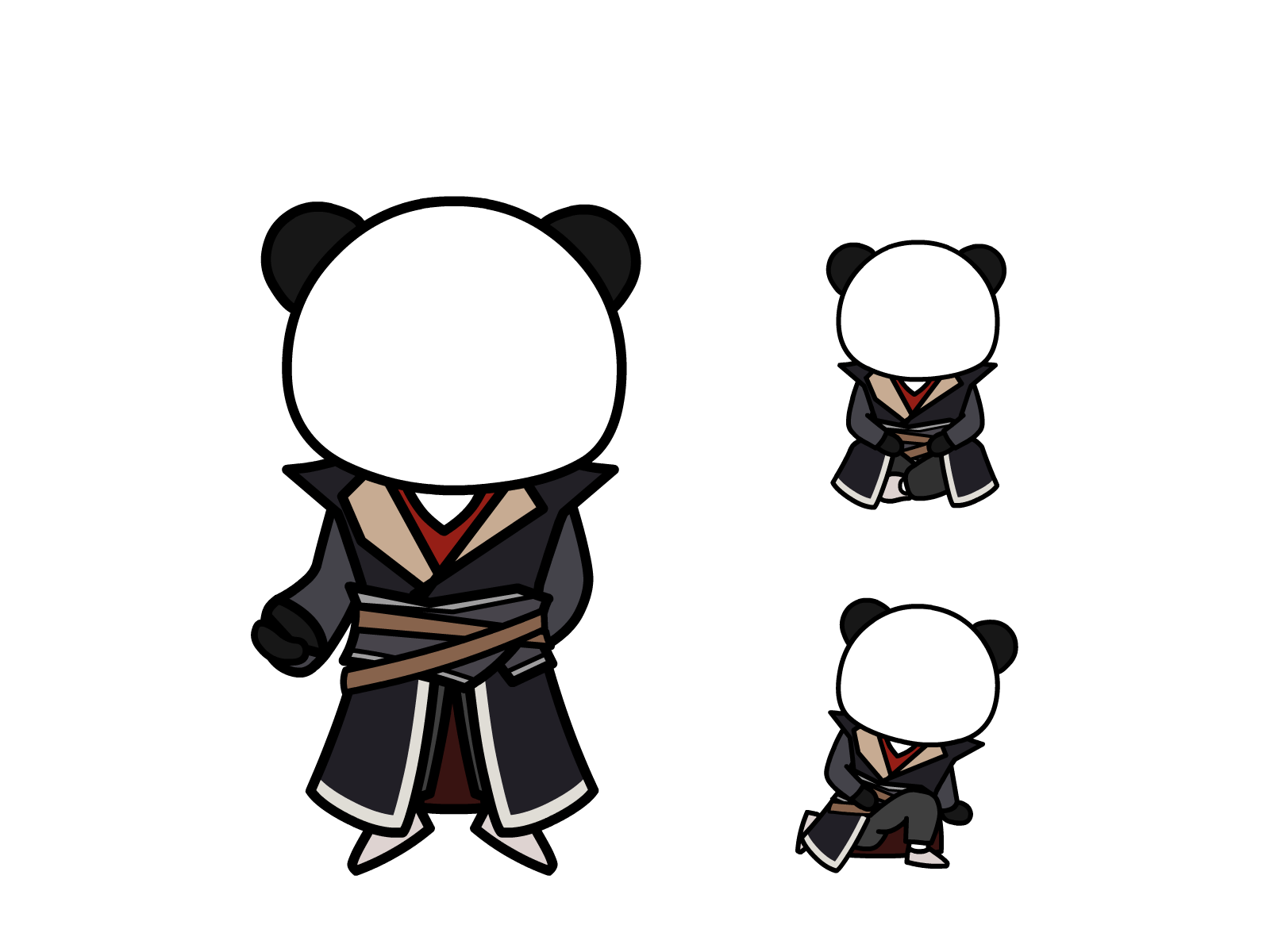 人物图-玄幻修仙-多动作-男4